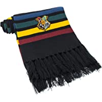 Cinereplicas - Harry Potter - Bufanda - Ultra Suave - Licencia Oficial - Hogwarts - 190 cm - Negro con Rayas Rojas…